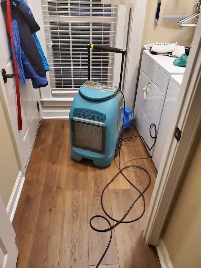 Commercial dehumidifier deployed for Flood Damage Cleanup in Lexington